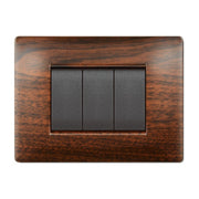 PLACCA LIFE Q LIVING PLAST LEGNO SCURO  4P