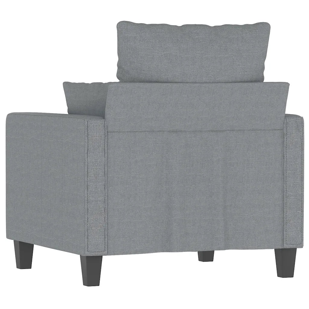 Divano a 2 Posti Grigio 140 cm in Similpelle 359506
