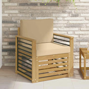 Set di divani da esterno-Sofa da giardino Poliestere Bianco 492630