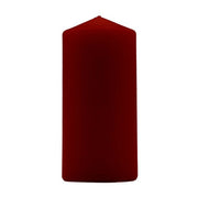 Trade Shop - Set 12pz Candela Rossa Forma Cilindrica 150x70mm Decorazioni Interni Centrotavola 031626 -
