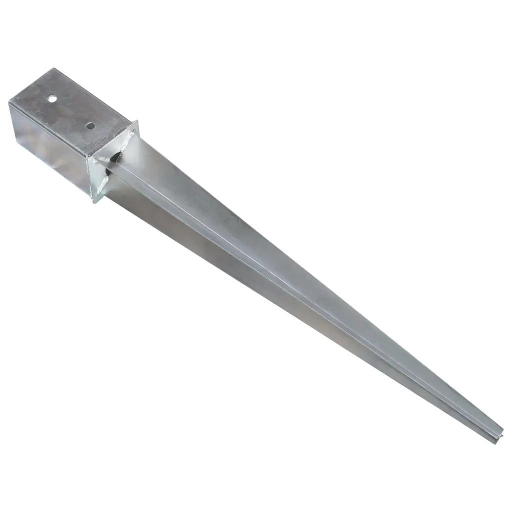 Picchetti di Terra 6 pz Argento 8x8x76 cm in Acciaio Zincato CFW9093694
