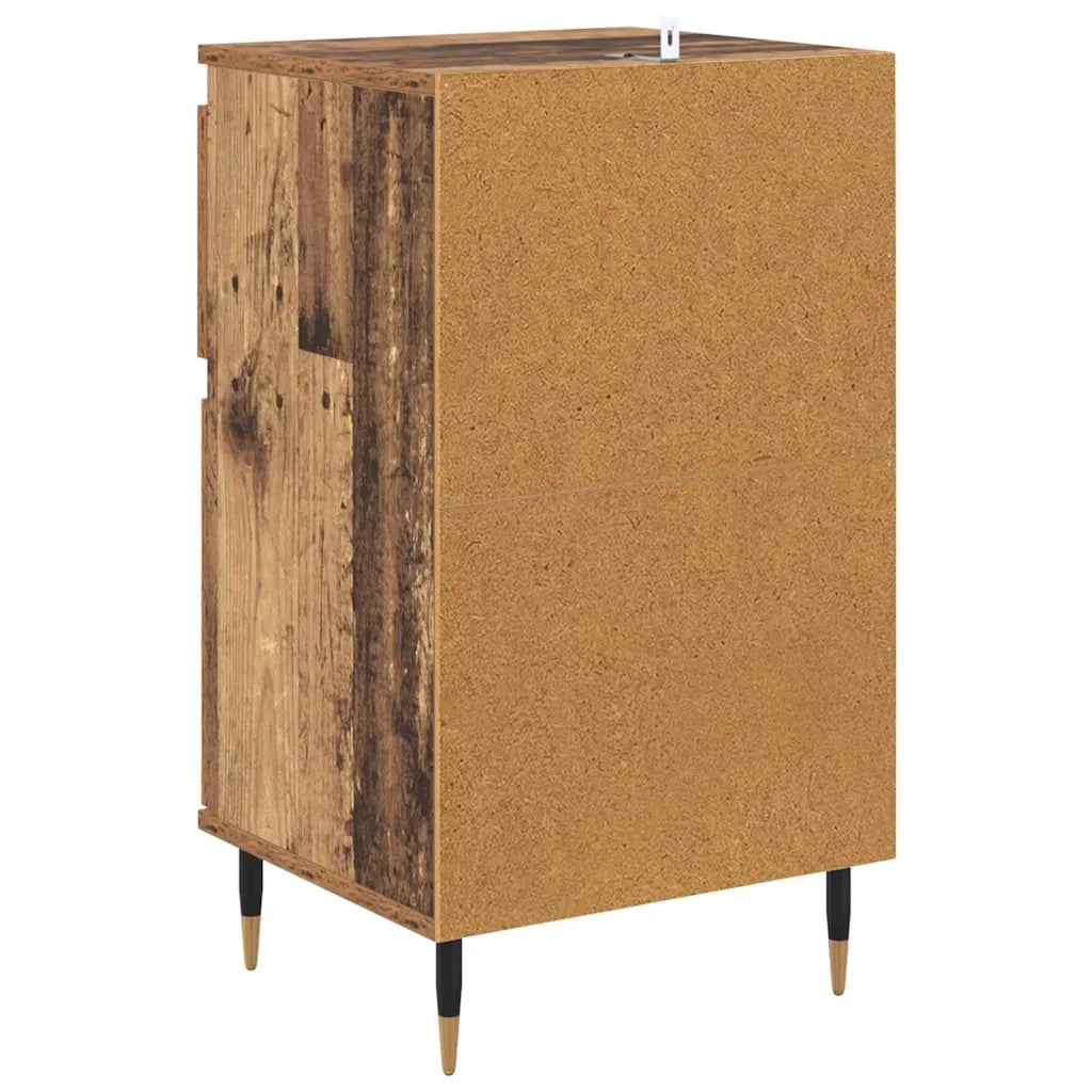Credenza con Cassetto-Buffet-Armadio da cucina Legno vecchio 40 x 35 x 70 cm 161768