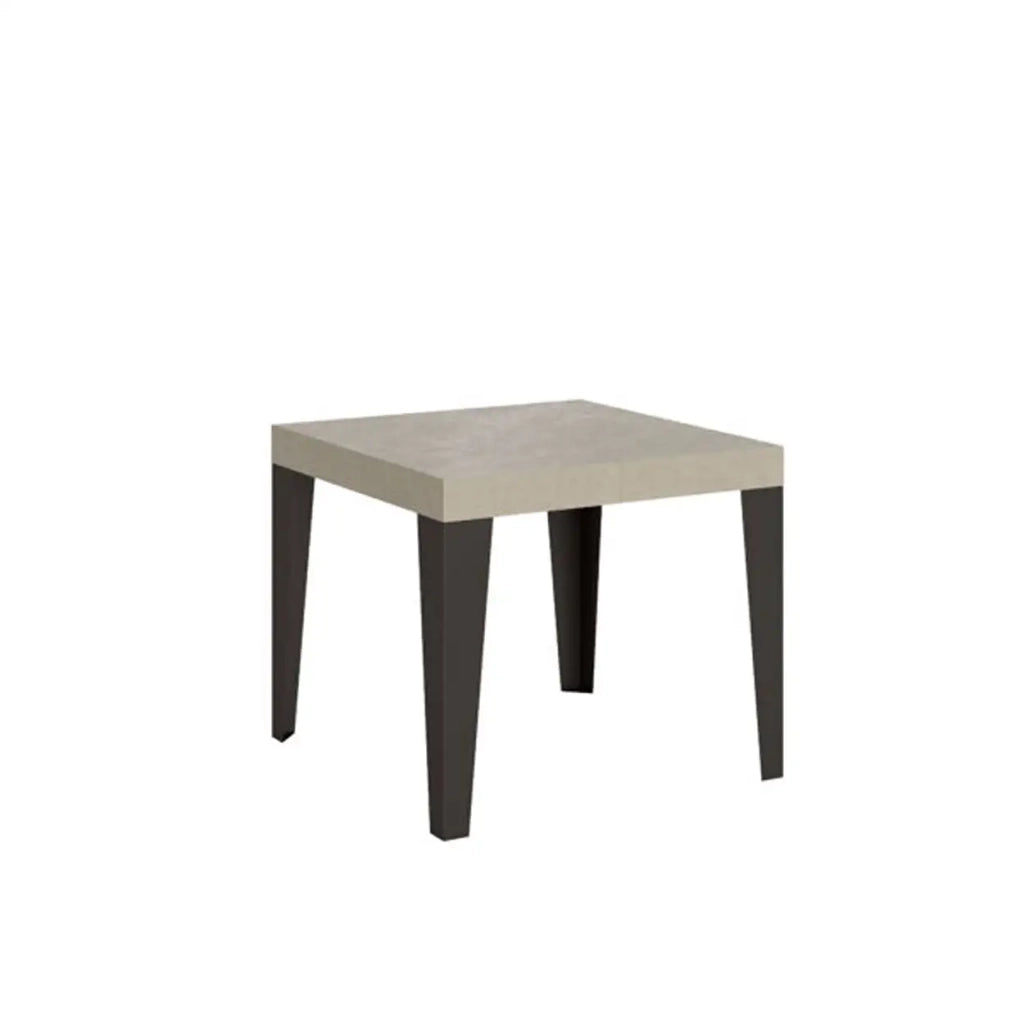 Tavolo allungabile 160/244x80 cm Flame cashmere gambe antracite