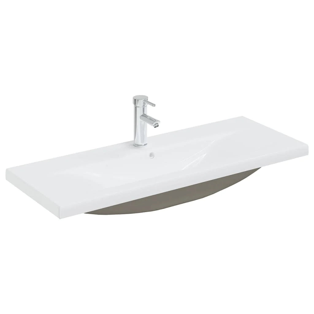 Mobile lavabo con lavabo integrato 100 x 38,5 x 46 cm truciolare bianco 02_0006422