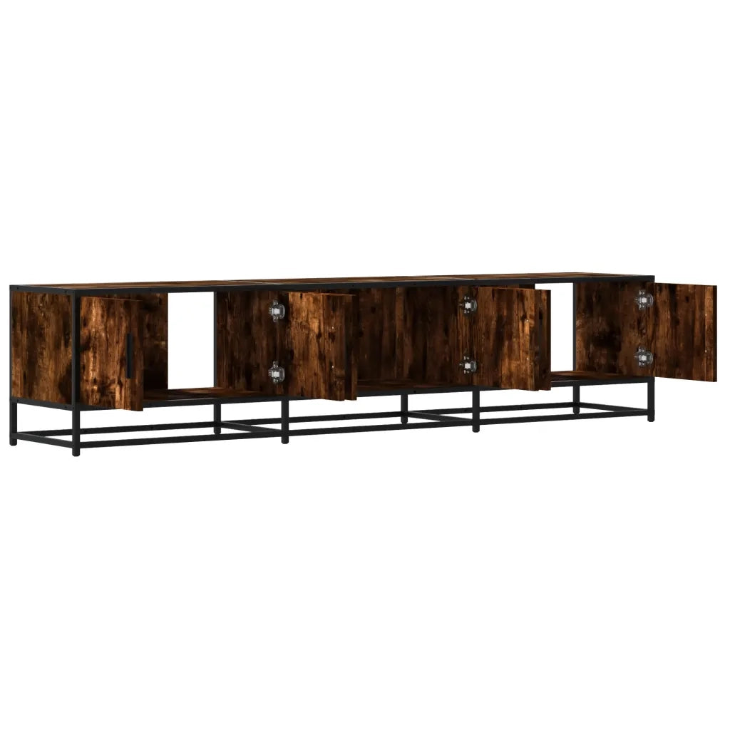 Mobile TV | Armadietto TV | Mobile Porta TV Rovere Fumo 180x35x41 cm in Truciolato