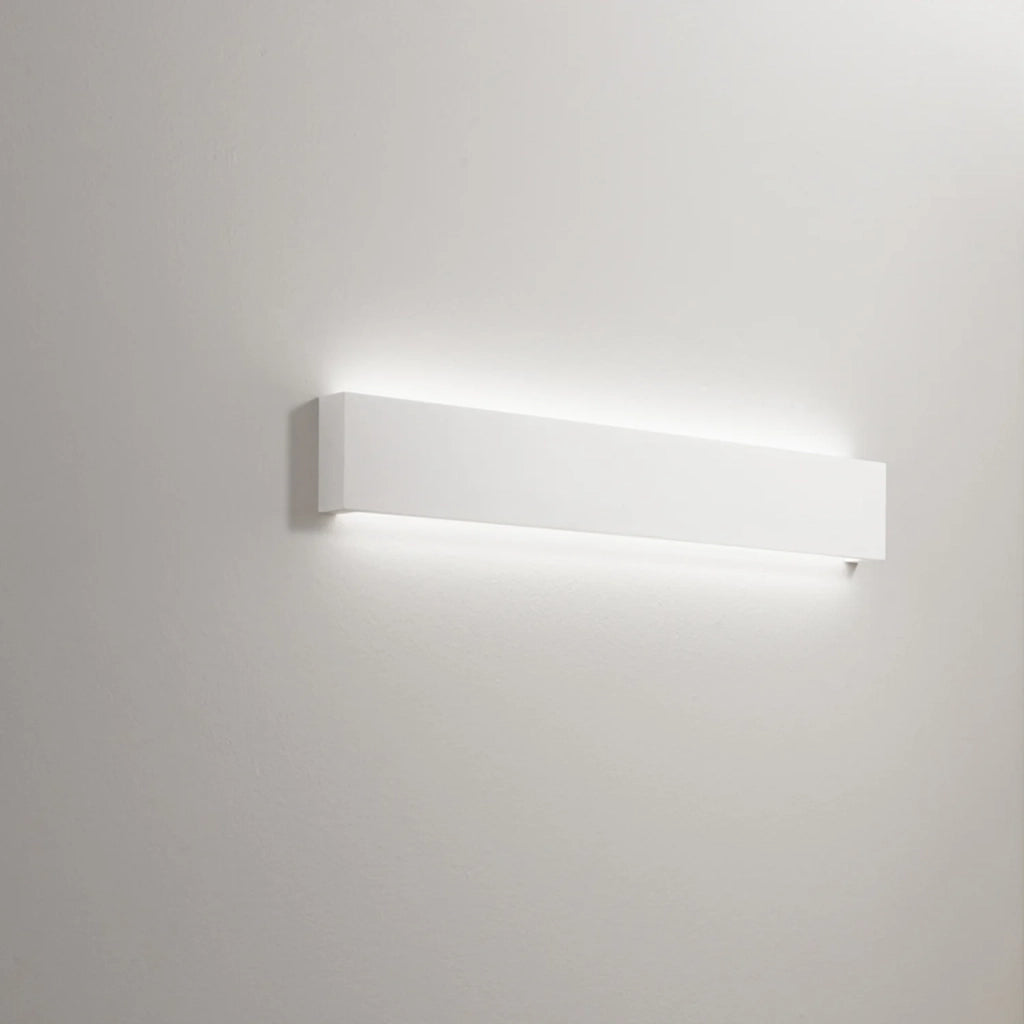 Applique Moderna Wall Gesso Metallo Bianco Led 18W 3000K Ip20