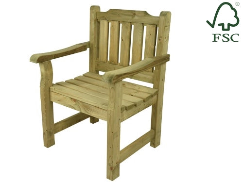 POLTRONA LASA IN LEGNO DI PINO ARKADIA 70X60X90 CM
