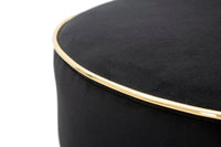 Sgabello Bar Luxy Nero 46x48x96 cm in Legno e Plastica