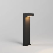 Forward Paletto Luminoso a LED Asimmetrico per Esterni, Struttura in Alluminio Nero, 13W 3000K, Altezza 50 cm, Ideale per Camminamenti e Giardini