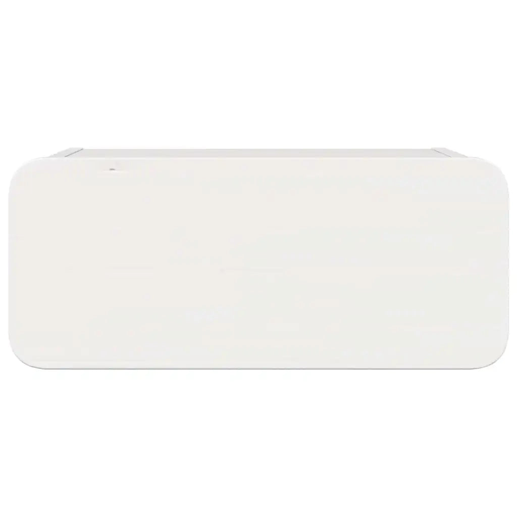 vidaXL Comodino 2 pcs Bianco 39 x 34 x 16.5 cm Legno di pino massello