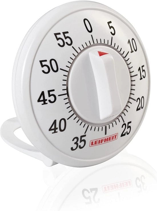 Cucina ComfortLine orologio cucina preciso da leggere - timer manuale fino a 60 minuti - automatico senza batterie Olografo cucina analogico