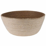 Fioriere | Cassetta per fiori | Vaso da fiori con manici Bianco ? 45 x 36 cm 100% Erba marina