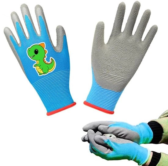 Manichette protettive per bambini - Maniche di protezione per bambini - Maniche da lavoro per bambini - Palmo in gomma latex - Progettazione ergonomico - Respiranti e comode