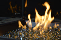 Bruciatore a Gas GPL da Incasso Effetto Camino 46x46x20 cm 9,7 kW in Acciaio Italkero Square