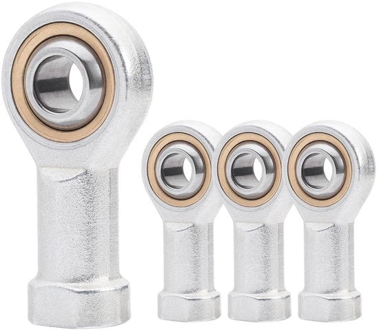 4 set di cardini M6 per porte mobili - ideale per riparazioni e sostituzioni - filo conduttore interno - concetto di giunto universale e giunto a sfera - avvallamento destro - materiale duraturo - installazione semplice