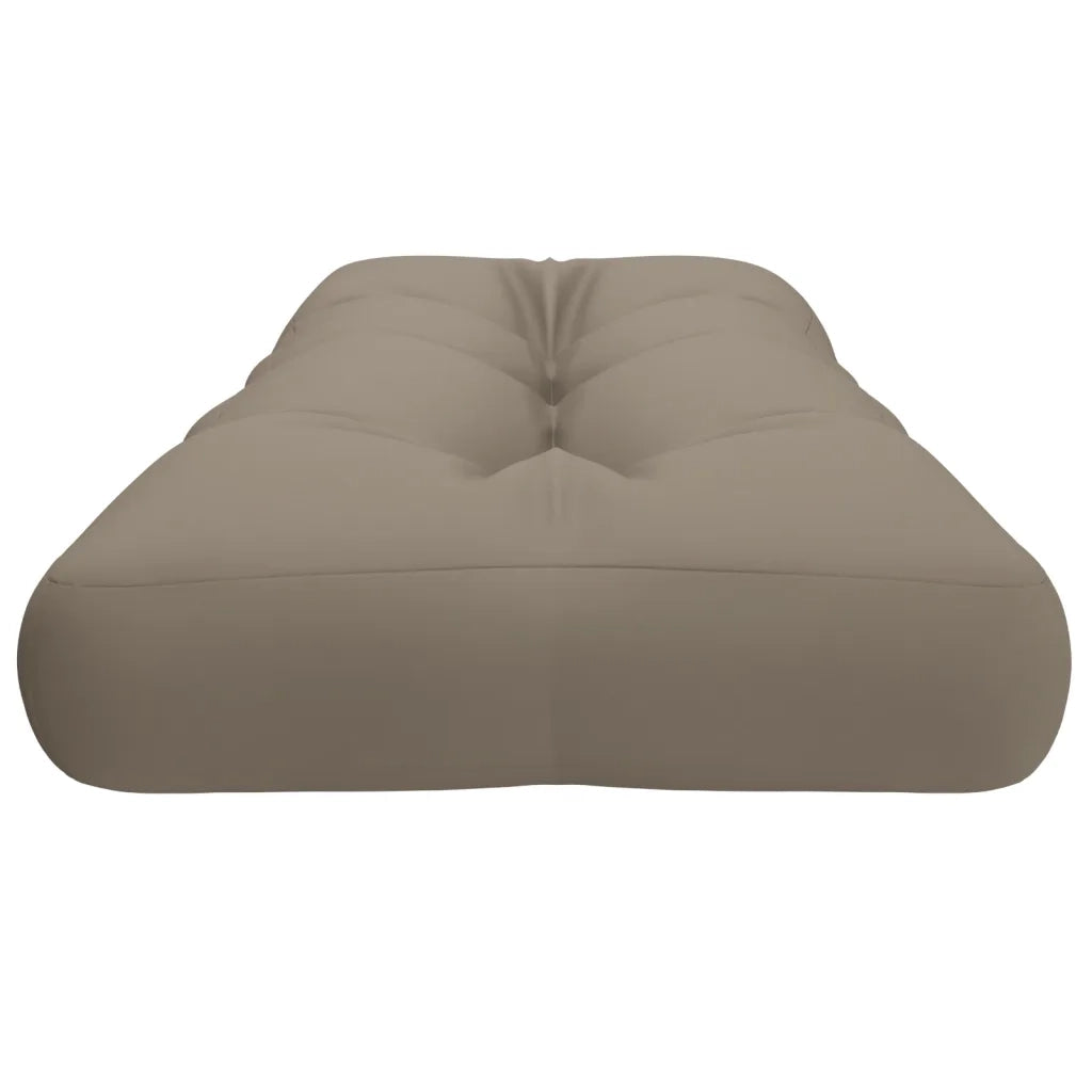 vidaXL Cuscino per Pallet Tortora 120x40x12 cm in Tessuto