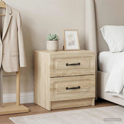 Armadio da Notte 2 pz Rovere Sonoma 43 x 34,5 x 44,5 cm 895680