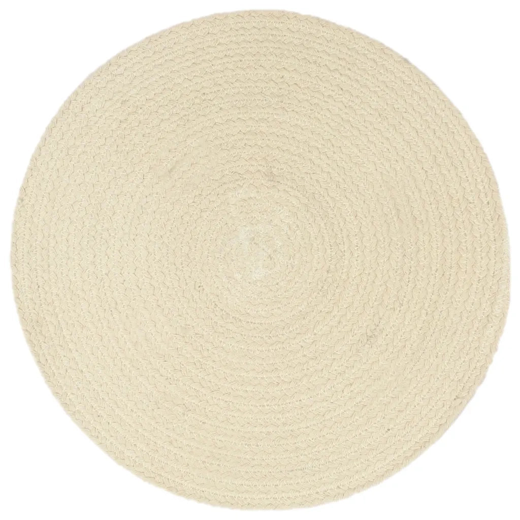 Tovagliette 4 pz Naturale Neutro 38 cm Rotonde in Cotone CFW2883109