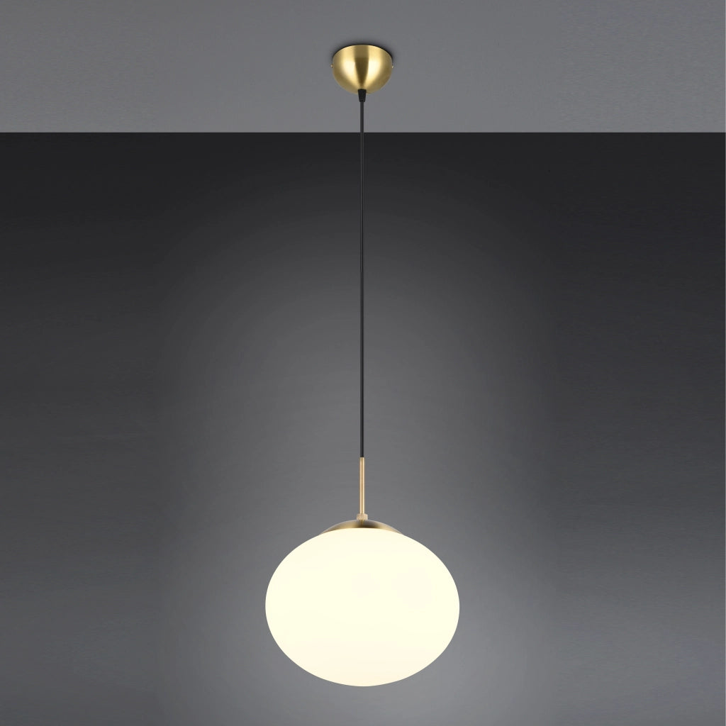 LAMPADARIO E27 FOMENTO D.30CM OTTONE SATINATO