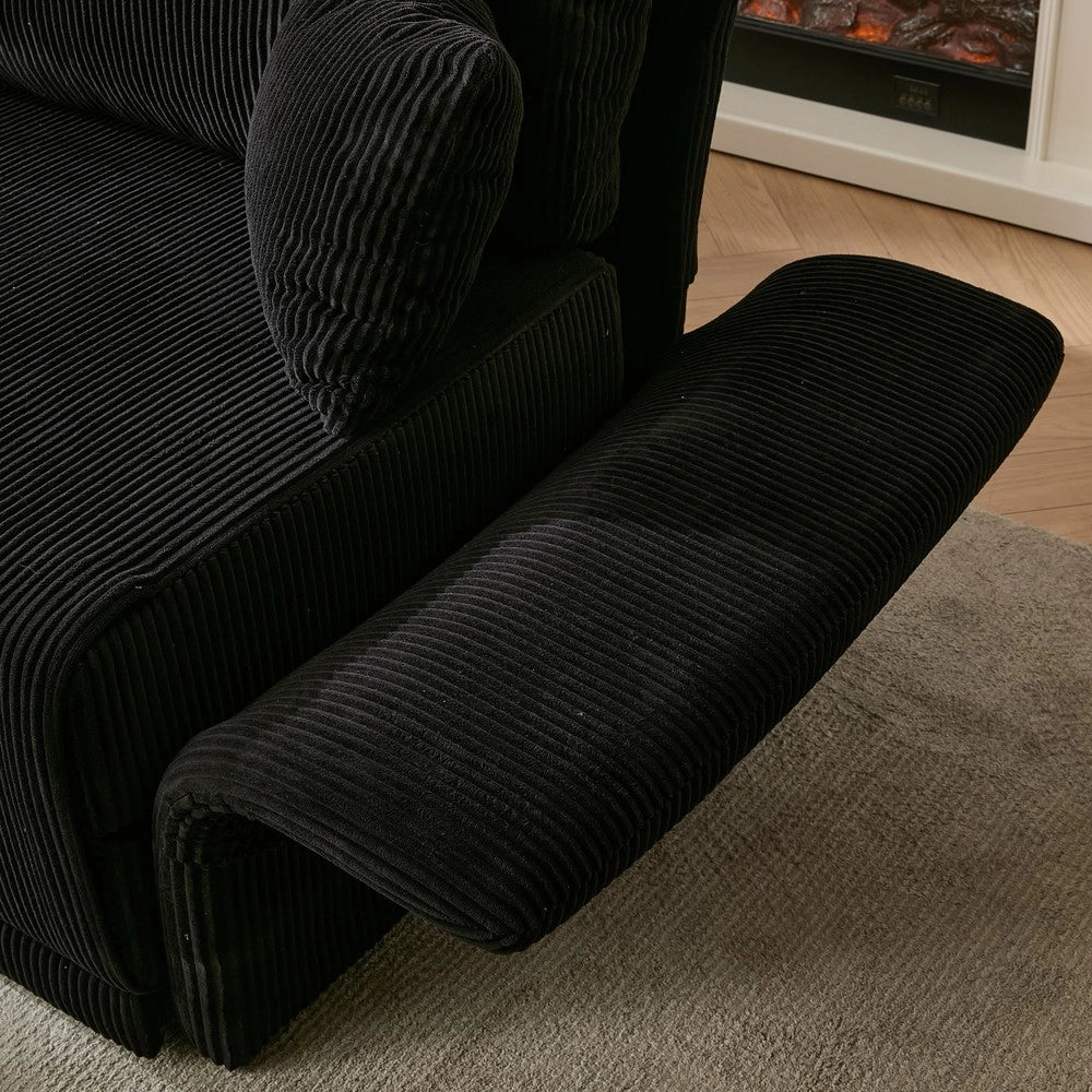 Divano letto estraibile ¨C Minimal ¨C Tessuto grigio 2 posti