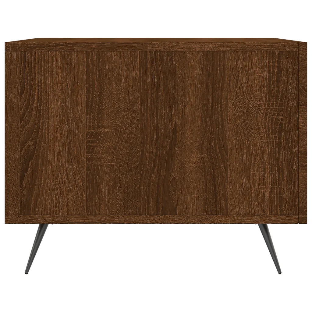 Tavolino da salotto | Tavolino da caff¨¨ | Tavolino da Soggiorno Rovere Marrone 50x50x40cm Legno Multistrato
