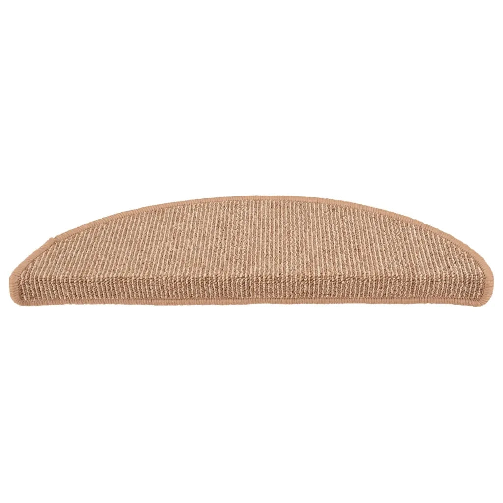 Tappetini per Scale 15 pz Marrone Chiaro 56x17x3 cm cod mxl 75046