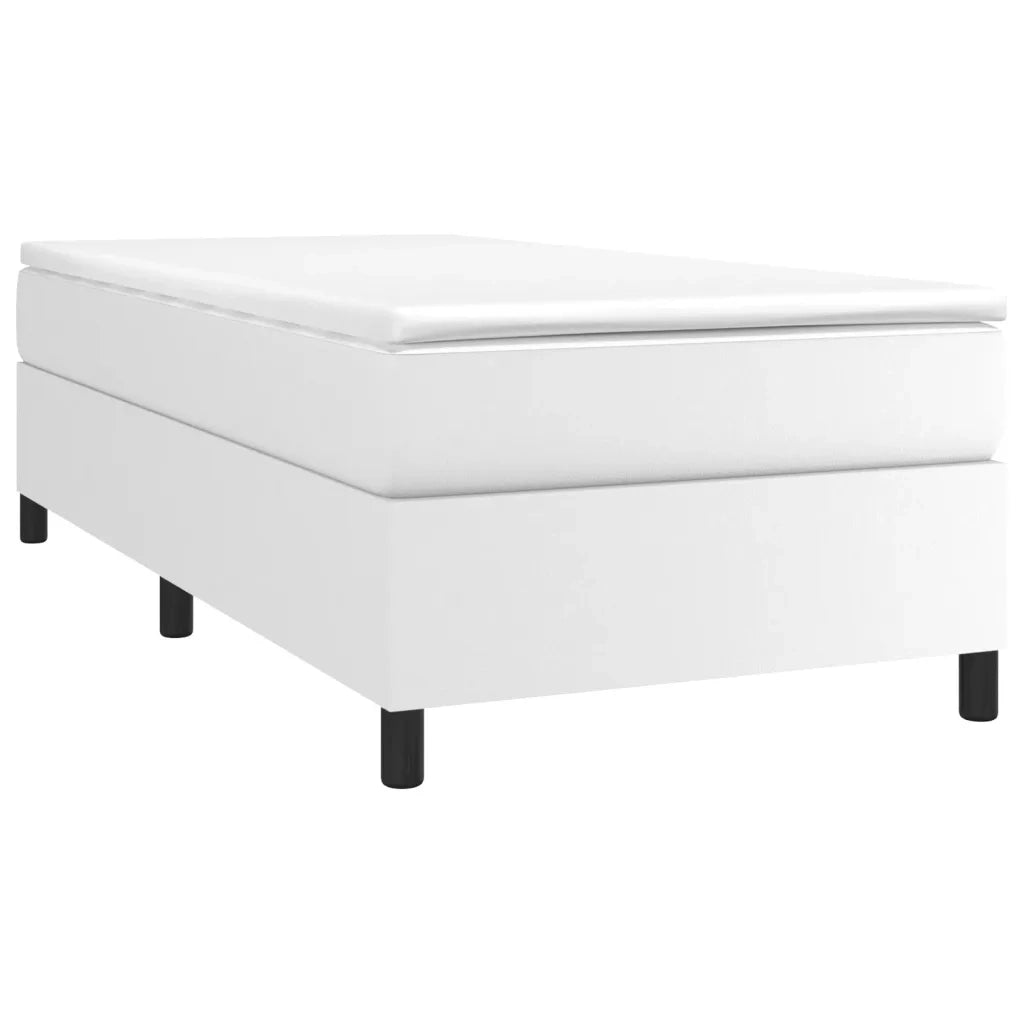 Struttura Letto a Rete a Molle Bianco 80x200 cm in Similpelle 3121012