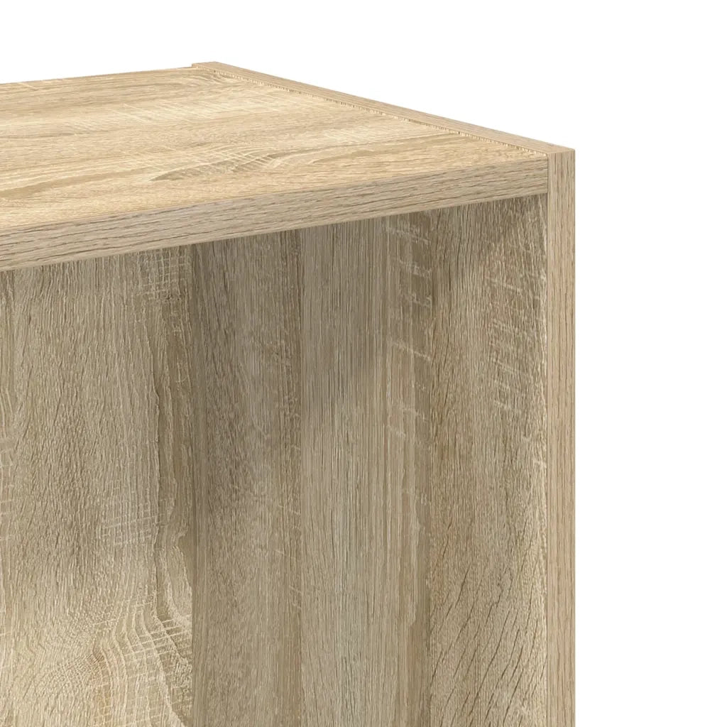 Libreria 5 Ripiani Rovere Sonoma 40x30x76,5cm Legno Multistrato 800930