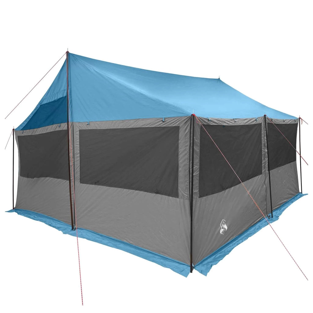 Tenda Familiare Blu 450 x 400 x 265 cm Poliestere e Acciaio 42028600