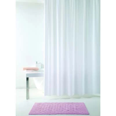 TENDA DOCCIA TEVERE  IN VINILE + ANELLI CM 240X200