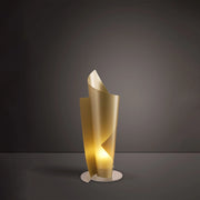 Lampada Da Scrivania Moderna Vela Polilux ® New Gold E Metallo 1 Luce E27