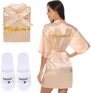 Abbigliamento da sposa, kimono da sposa con collo V e cinturino, kimono da sposa con imbottitura, kimono da sposa per matrimoni