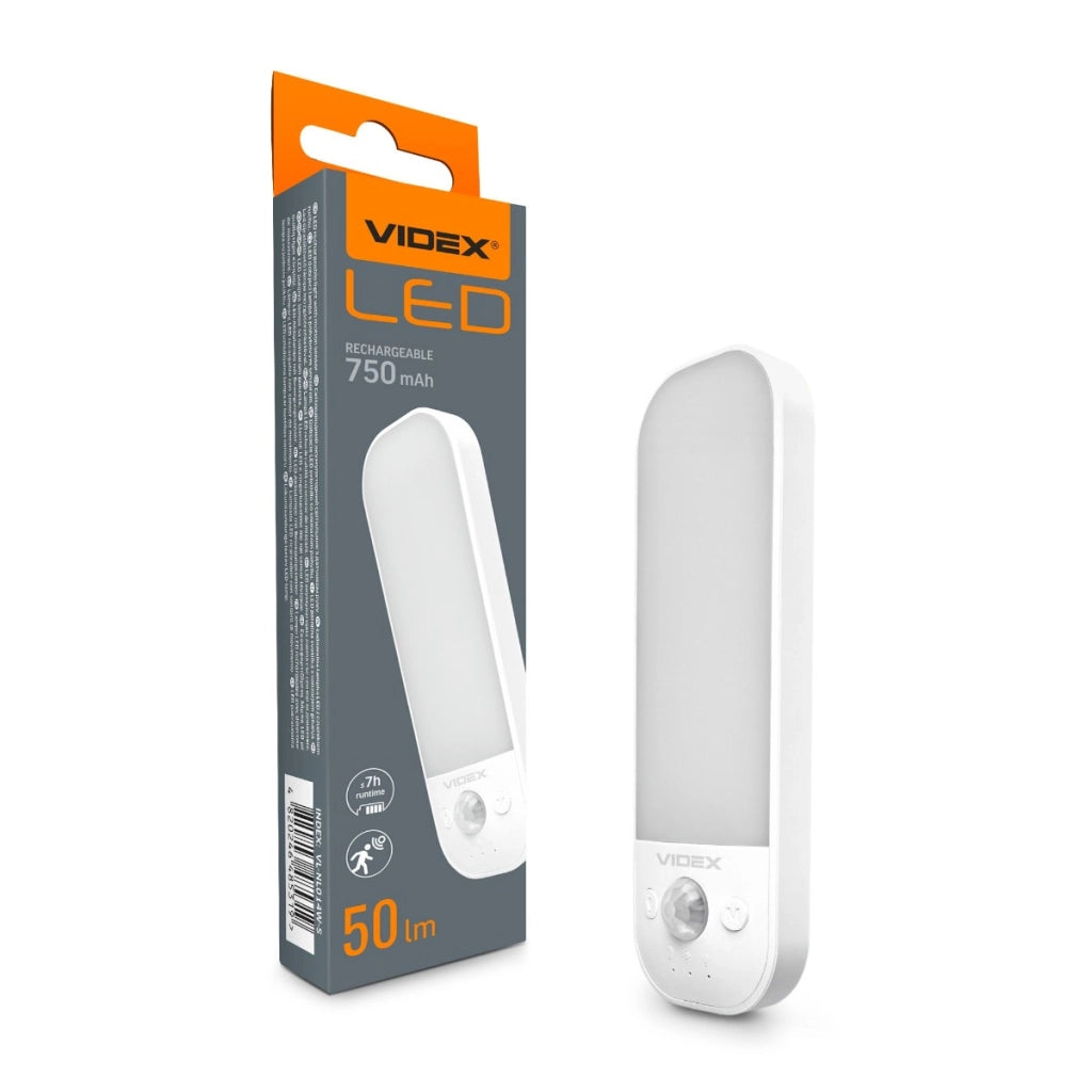 Lampada scala LED ricaricabile USB-C sensore PIR Videx