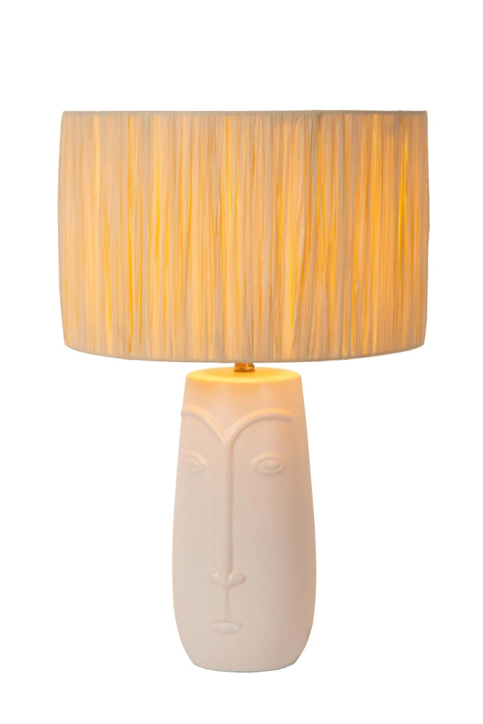Lampada da tavolo art déco 1 luce ceramica VISO Lucide