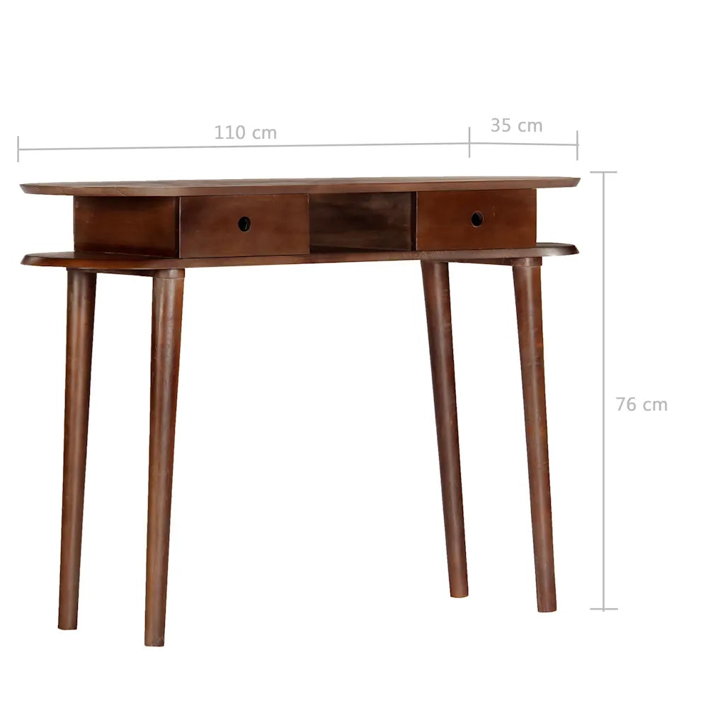Consolle 110x35x76 cm in Legno Massello di Acacia 282872