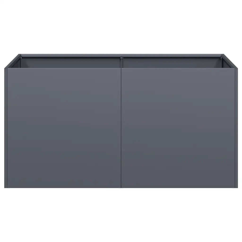 Fioriera Antracite 80x40x40 cm in Acciaio Laminato a Freddo 860670