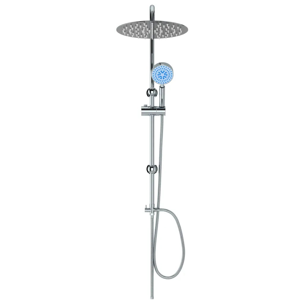 Set per Doccia a Doppio Soffione con Doccetta Acciaio Inox CFW8398441