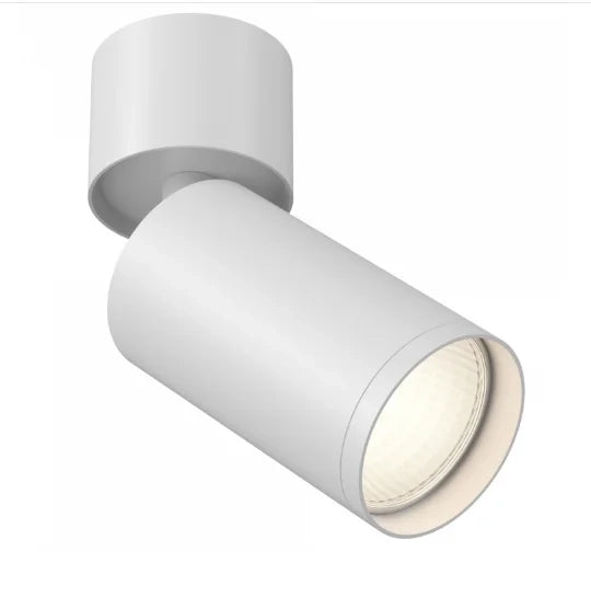 Maytoni Lampada da soffitto moderna FOCUS S 1 luce GU10 bianco metallo