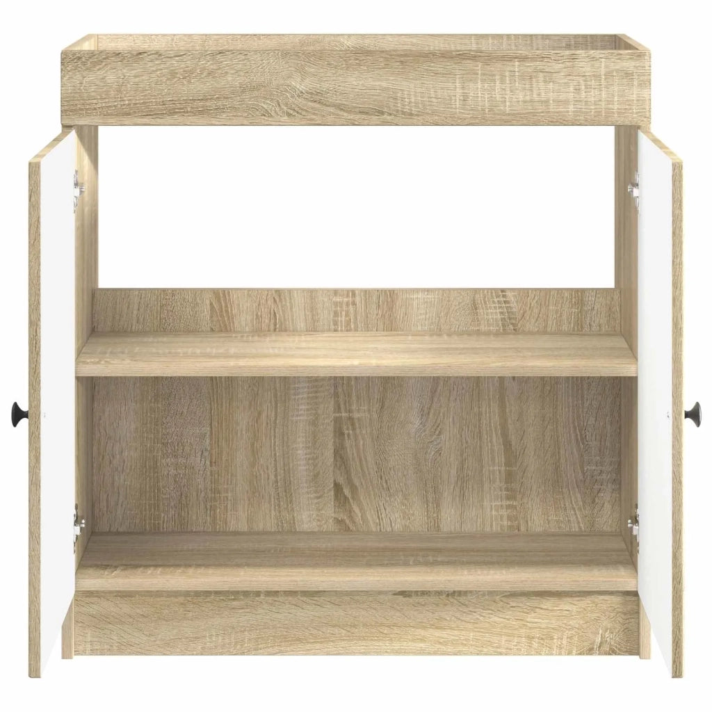 Mobiletto da bagno sotto il lavello Rovere Sonoma 890076