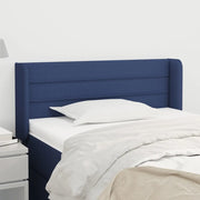 Testiera ad Orecchio Blu 93x16x78/88cm in Tessutocod mxl 97712