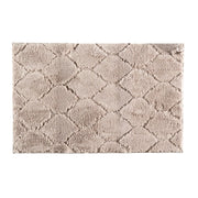 Tappeto Bagno Antiscivolo Effetto Rilievo Assorbente, Morbido, Lavabile in Lavatrice 50x80 / 60x120 cm 60x120 Cm - Tortora