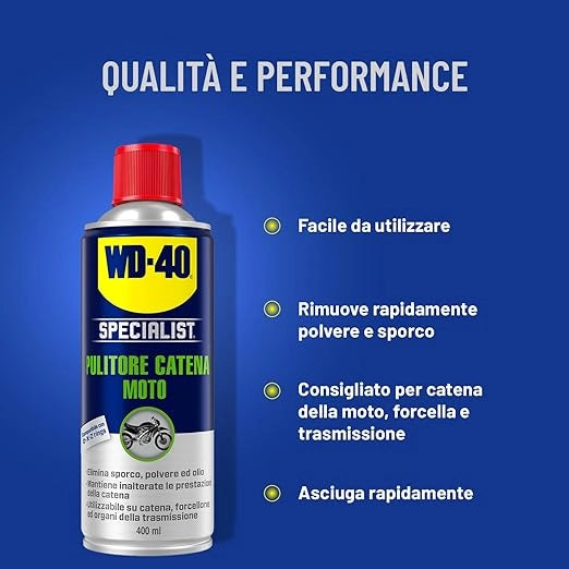 PULITORE CATENA PER MOTO 'WD-40' 400 ml - WD-40