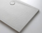 Piatto doccia Pietraceramica alto 4cm in colore Bianco - Ceramica Azzurra - Misura: 80x120 x H4 cm