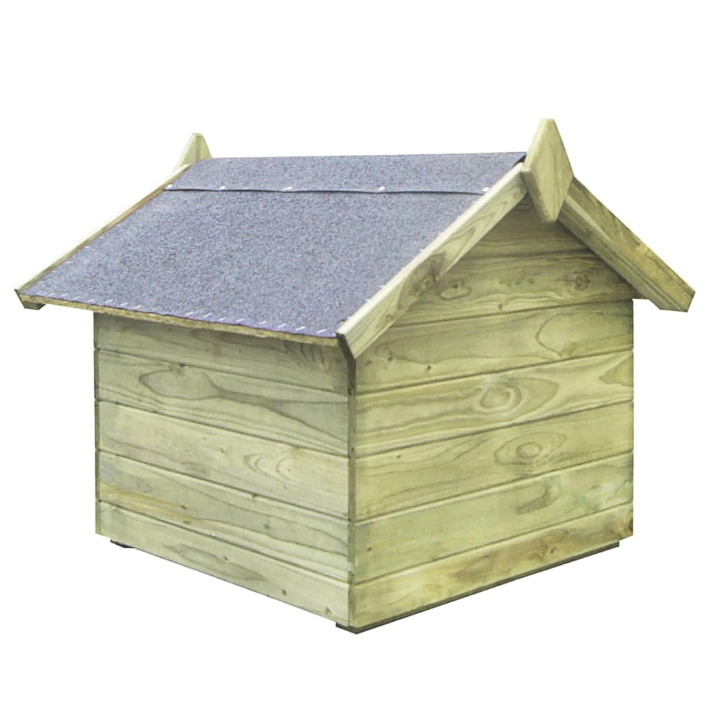Nicchia da giardino con tetto apribile 75 x 78 x 65 cm legno di pino impregnato 02_0001529