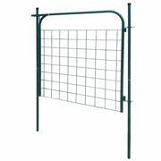 Cancello per Recinzione da Giardino 100x100 cm Verde CFW3751342
