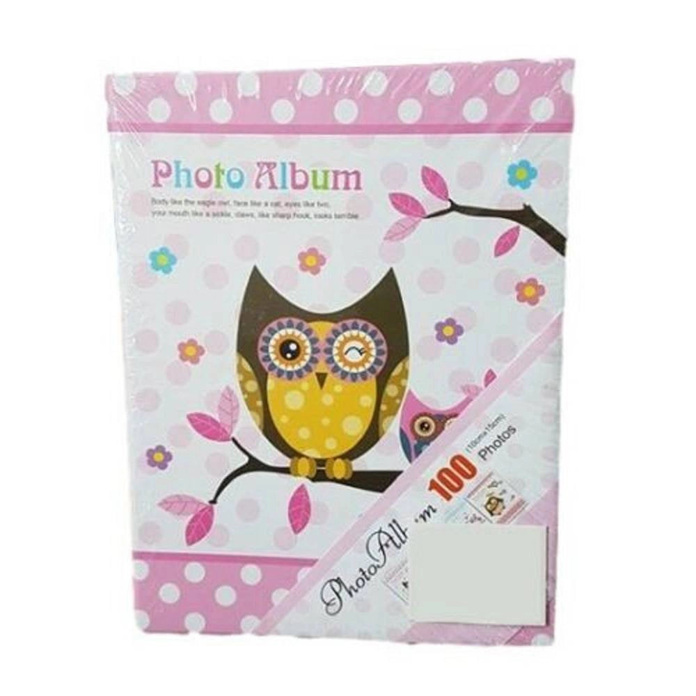 Trade Shop - Album Fotografico Raccoglitore Foto Gufetto 100 Fotografie 10x15cm -