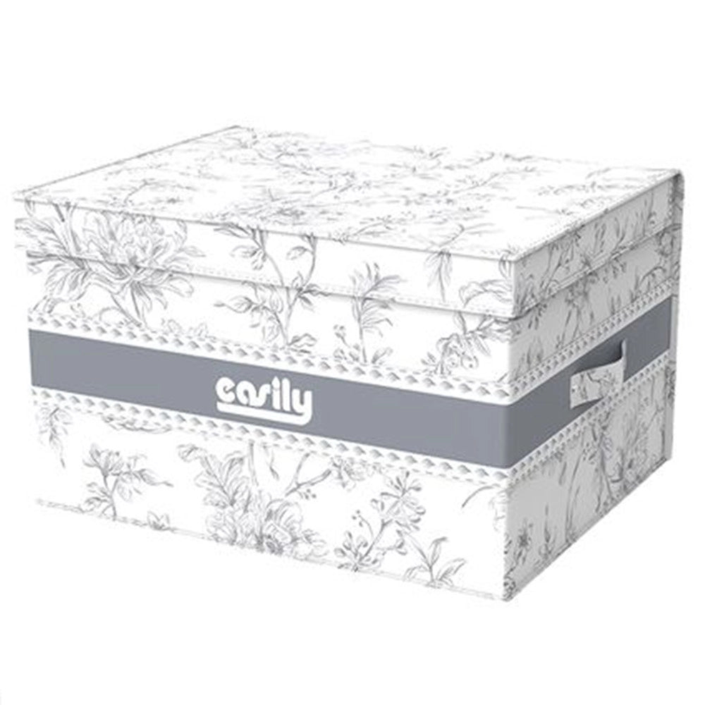 Trade Shop - Box Portatutto Scatola Salvaspazio Contenitore Organizer 40x30x25cm Fantasia 87315 -