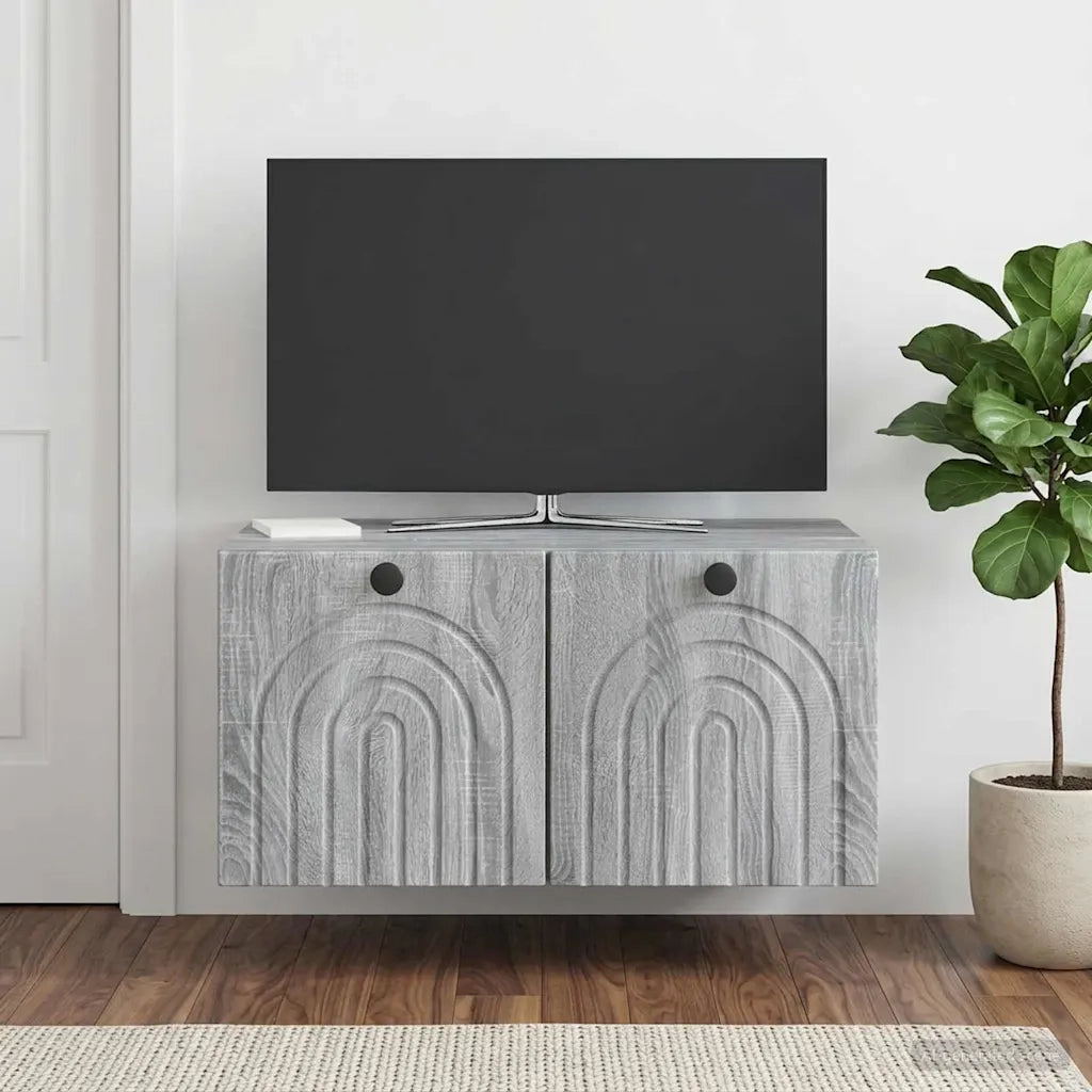 Mobile Porta TV da Muro Grigio Sonoma 59,5 x 41 x 30 cm 898171