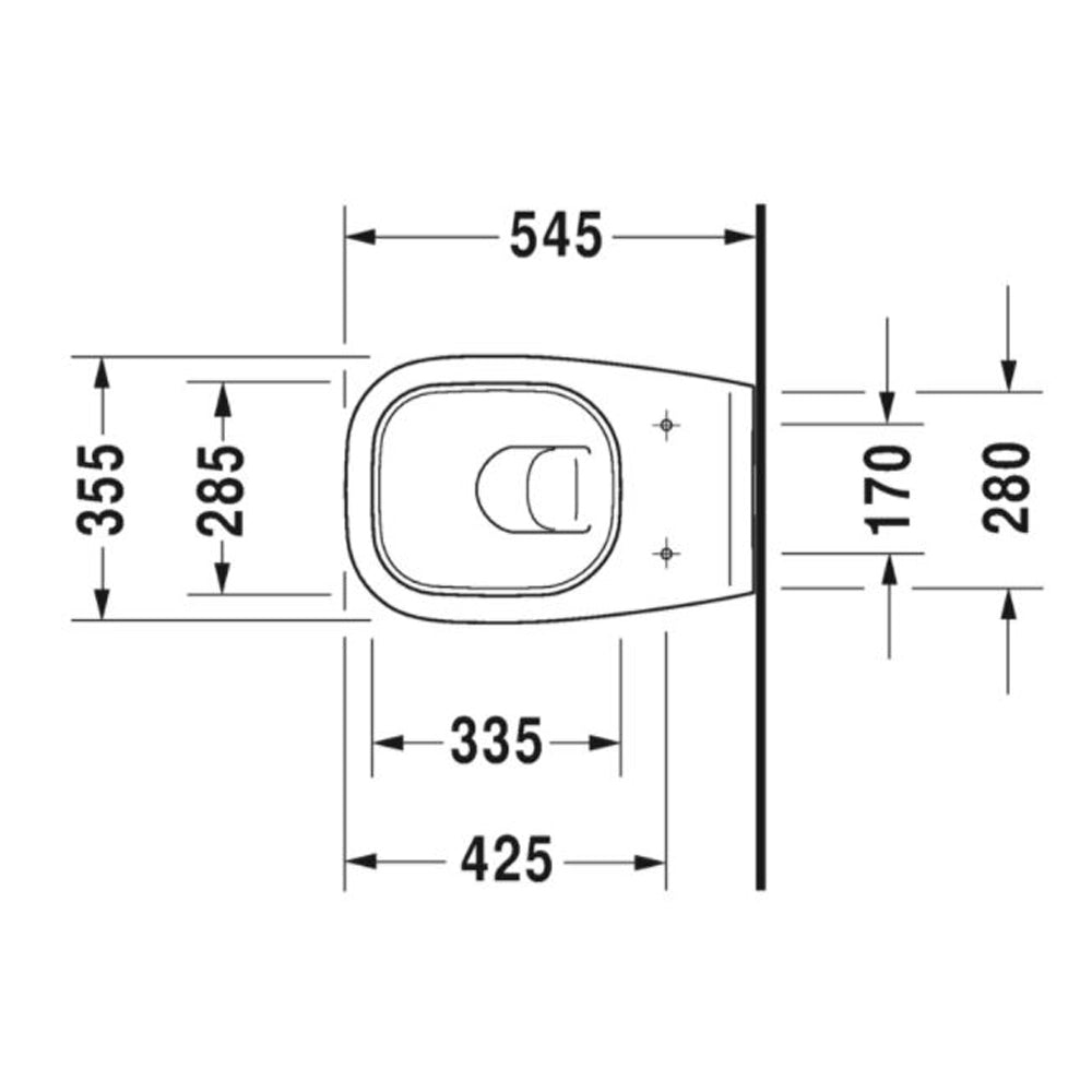 Sanitari sospesi in ceramica vaso wc + bidet duravit *** confezione 1