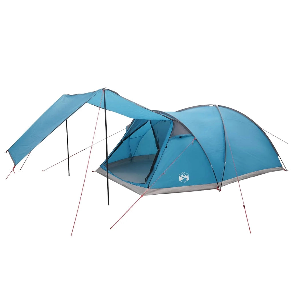 Tenda Capanna con tetto Blu 8 persone Poliestere e Acciaio 42028588